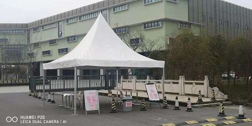 靈通篷房公司有三米到五米防疫.篷房、安檢篷房現(xiàn)貨